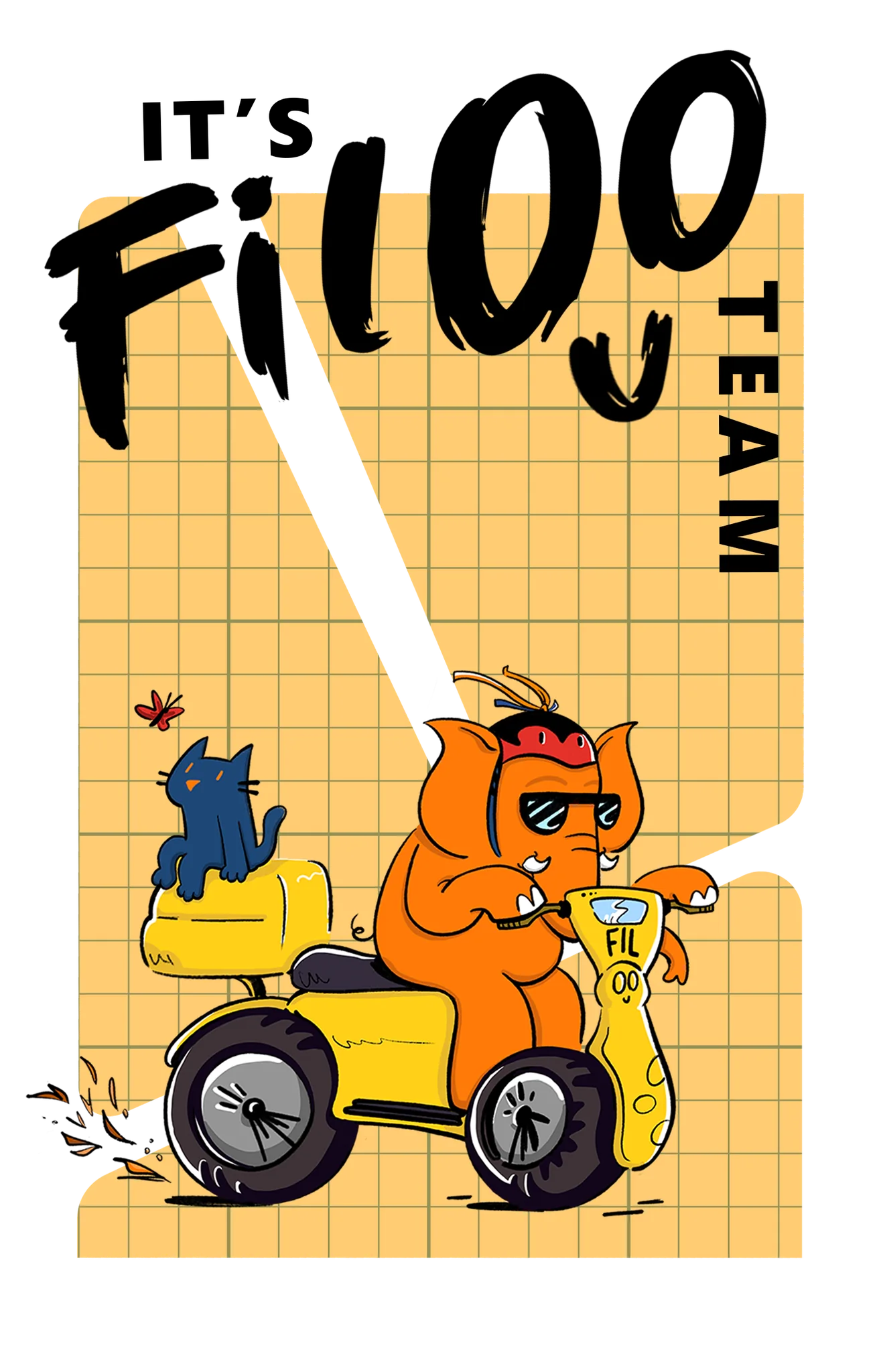 Filoo and Miloo character campaign artwork